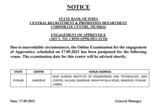 SBI Apprentice Admit Card 2021 Out Download Hall Ticket @sbi.co.in_4.1