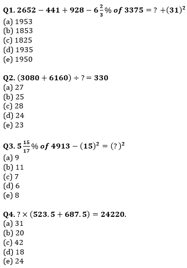 Quantitative Aptitude Quiz For IBPS Clerk/NIACL AO Prelims 2021- 29th September_3.1