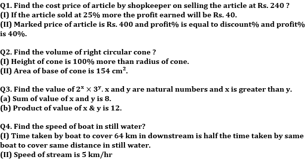 Quantitative Aptitude Quiz For IBPS Clerk/NIACL AO Prelims 2021- 30th September_4.1