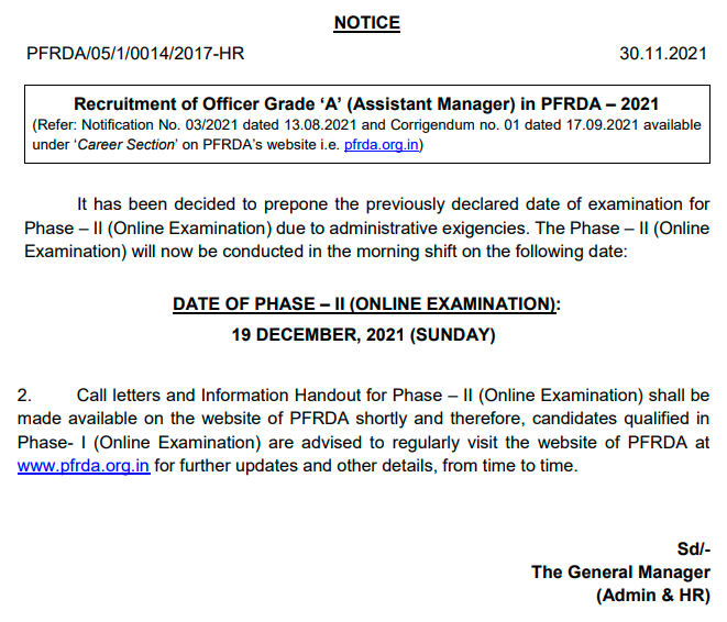 PFRDA Recruitment 2021: Apply Online for 14 Assistant Manager Post_3.1