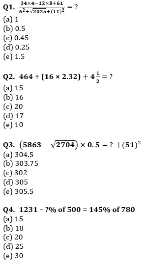 Quantitative Aptitude Quiz For IBPS Clerk/NIACL AO Prelims 2021- 4th October_4.1