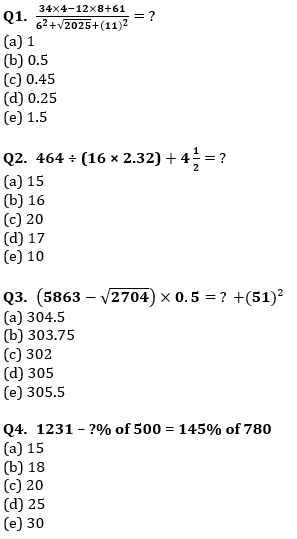 Quantitative Aptitude Quiz For IBPS Clerk/NIACL AO Prelims 2021- 5th October_4.1