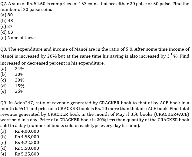Quantitative Aptitude Quiz For SBI/IBPS PO Prelims 2021- 8th October |_5.1