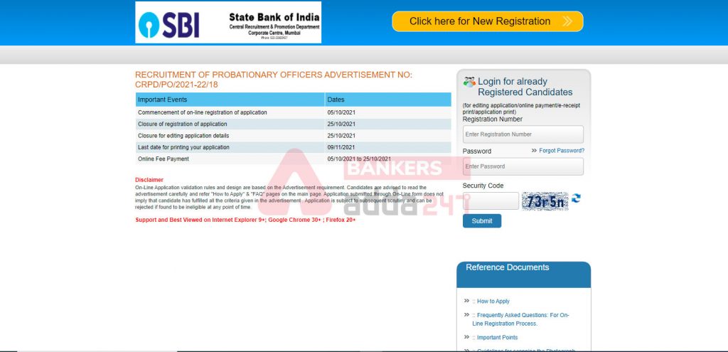 SBI PO Apply Online 2021 Last Date to Application Form till 25th October_3.1