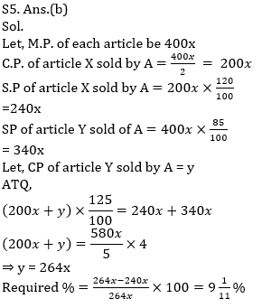 Quantitative Aptitude Quiz For SBI/IBPS PO Mains 2021- 20th December_10.1