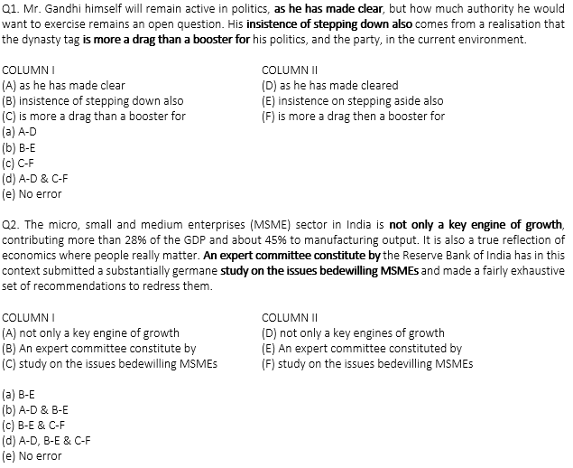 English Quizzes, for SBI/IBPS PO Mains 2021 – 25th December_3.1