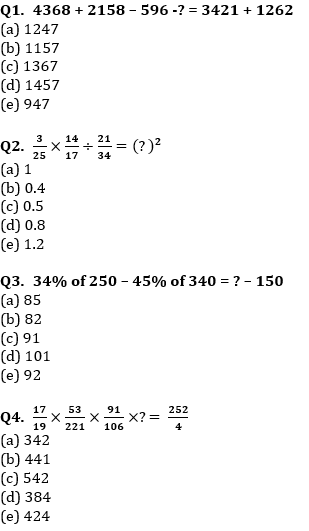 Quantitative Aptitude Quiz For ESIC- UDC, Steno, MTS Prelims 2022-02nd January_3.1