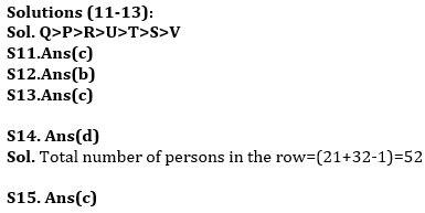 Reasoning Ability Quiz For ESIC- UDC, Steno, MTS Prelims 2022- 4th January_5.1