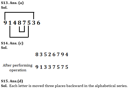 Reasoning Ability Quiz For ESIC- UDC, Steno, MTS Prelims 2022- 10th March_5.1