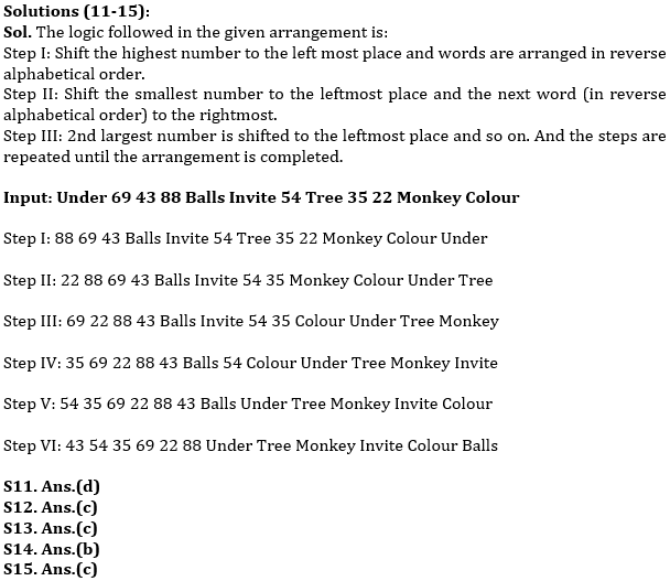 Reasoning Ability Quiz For RBI Assistant/ ESIC UDC Mains 2022- 30th March_5.1