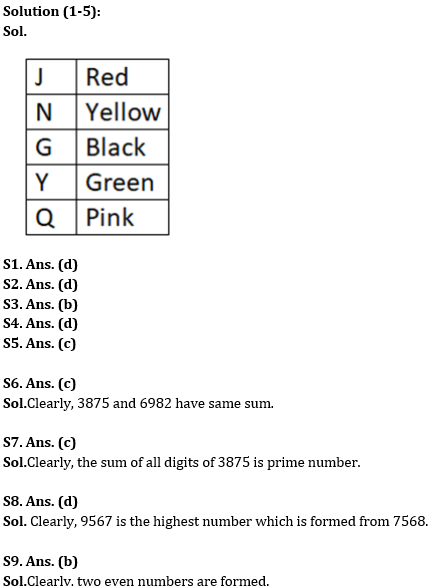 Reasoning Ability Quiz For RBI Grade B/ ECGC PO/ SIDBI Grade A Prelims 2022- 16th May_3.1