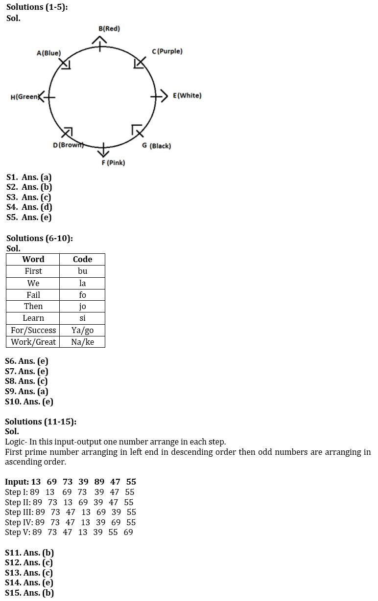 Reasoning Ability Quiz For SBI PO Prelims 2022- 13th November |_3.1