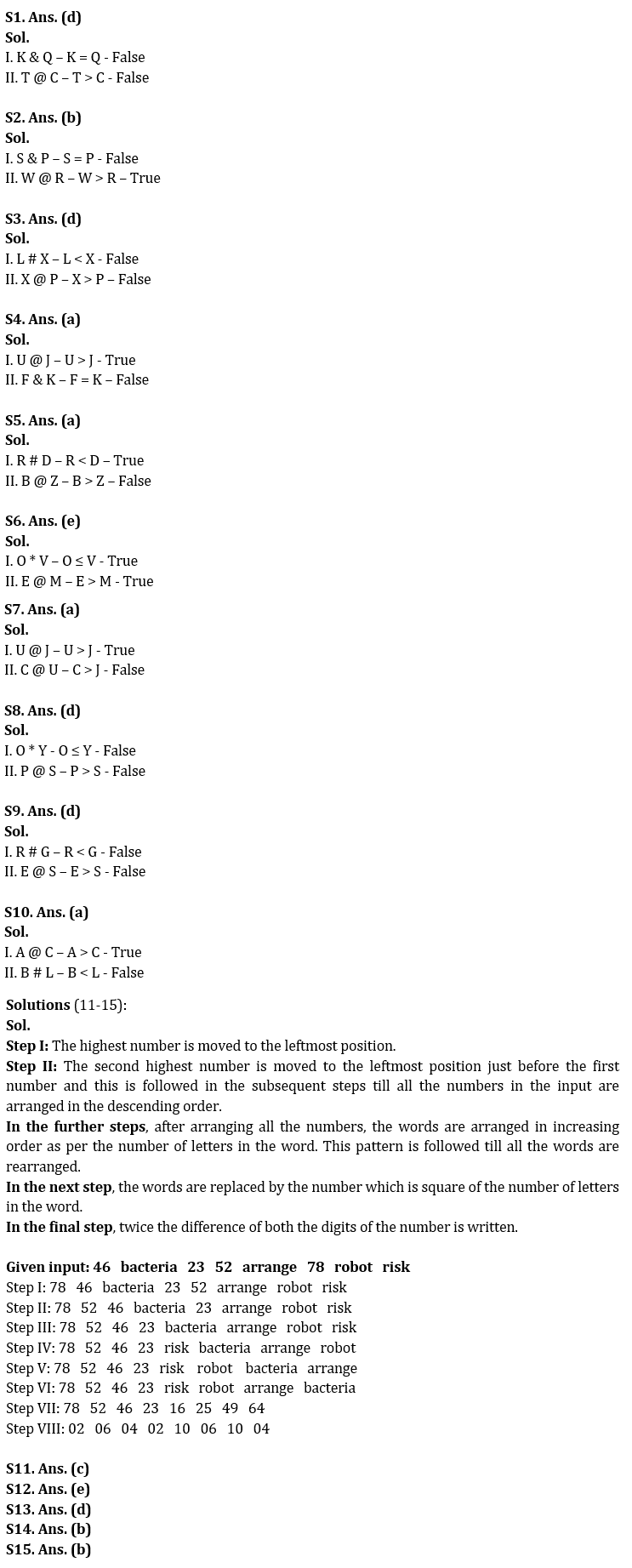 Reasoning Quizzes For IBPS PO Mains 2022- 14th November |_3.1