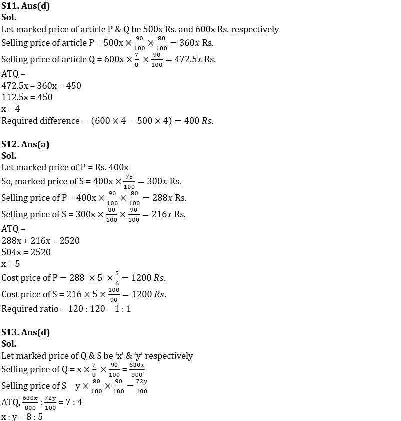 Quantitative Aptitude Quiz For SBI Clerk Mains 2022- 23rd December_11.1