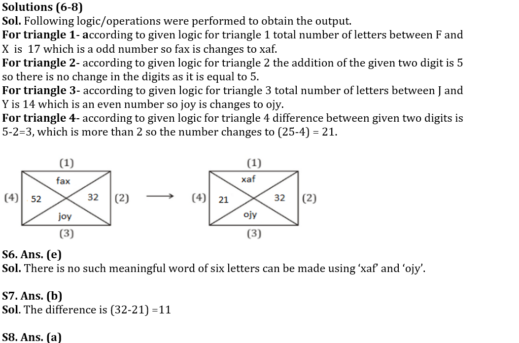 Reasoning Ability Quiz For SBI PO Mains 2023- 23rd January_5.1