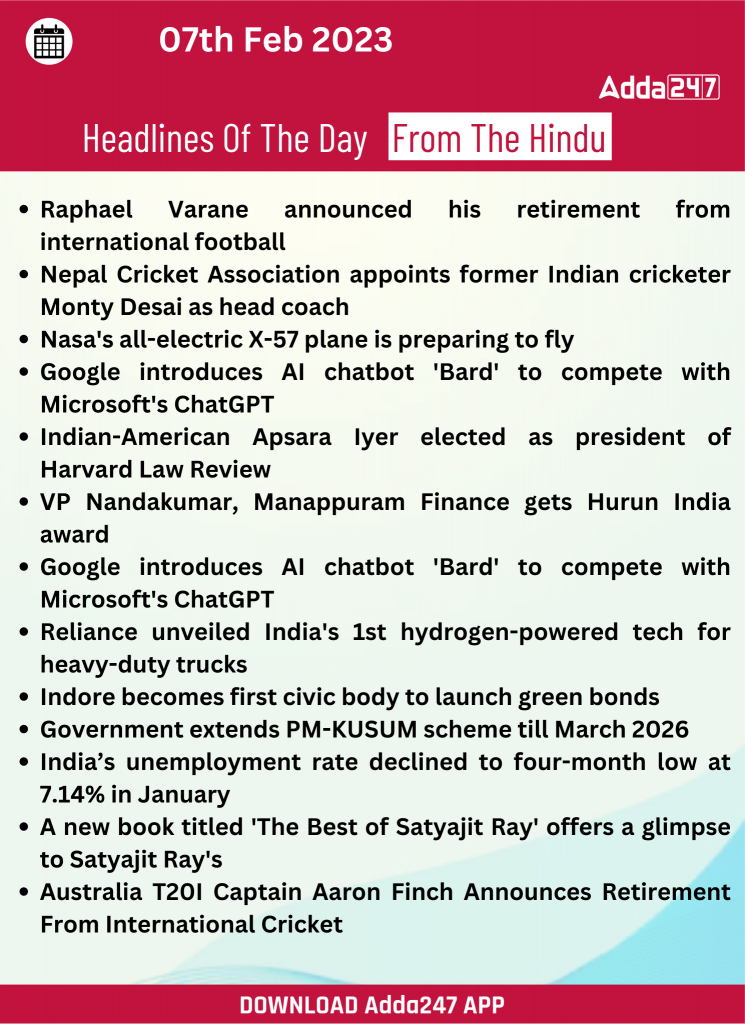 Daily Current Affairs 07th February 2023_26.1