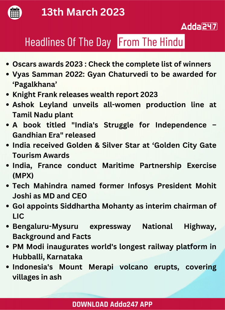 Daily Current Affairs 13th March 2023_18.1