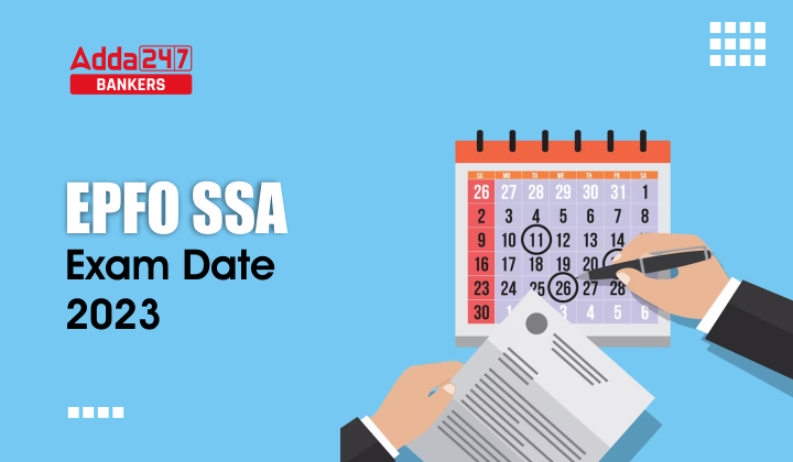 EPFO SSA Exam Date 2023