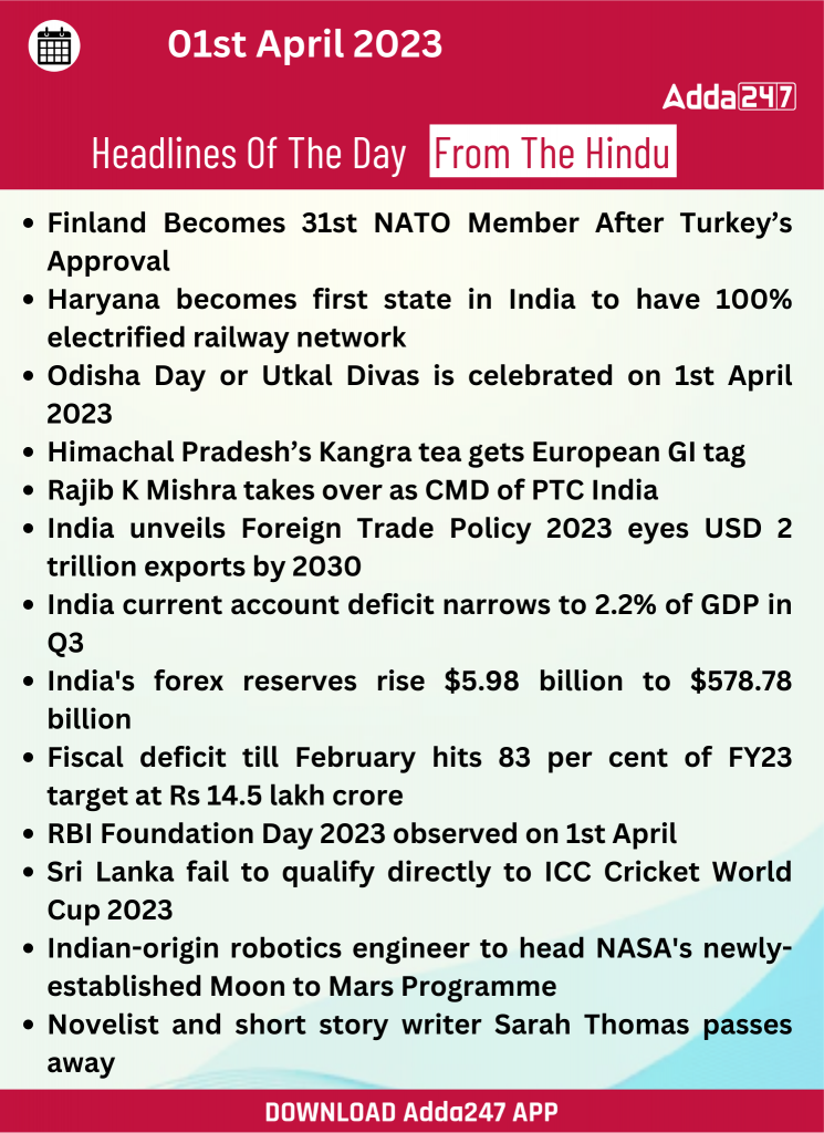 Daily Current Affairs 1st April 2023_19.1