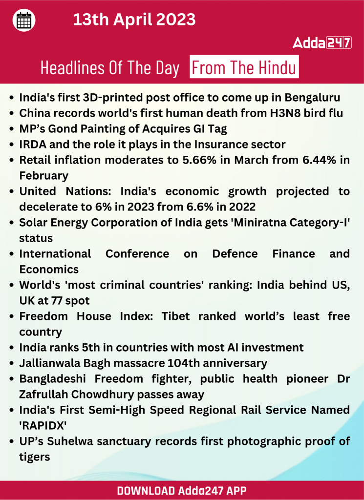 Daily Current Affairs 13th April 2023_21.1