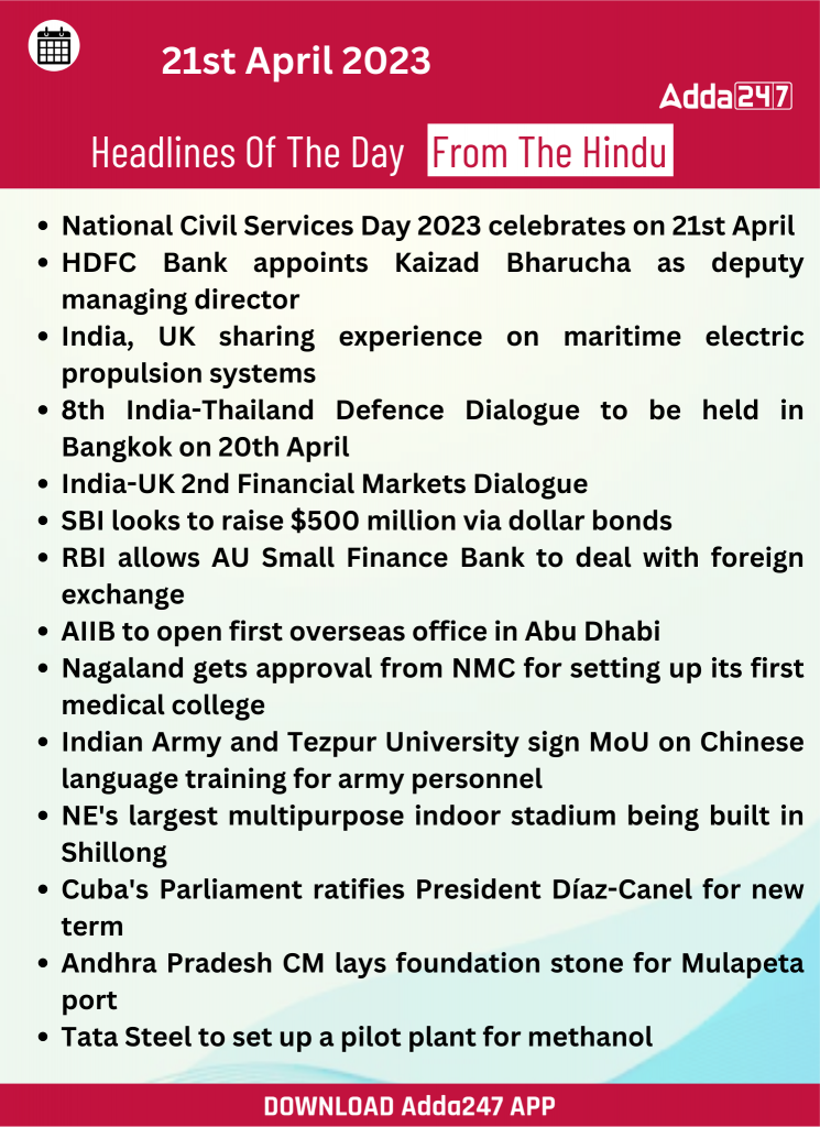 Daily Current Affairs 21st April 2023_18.1