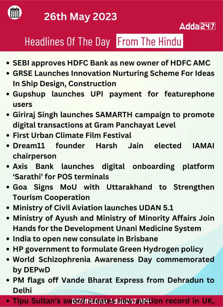 Daily Current Affairs 26th May 2023_18.1