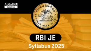 RBI JE Syllabus 2025