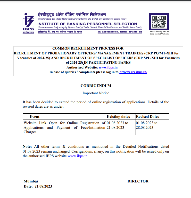 IBPS PO Apply Online 2023, Online Registration Ends Today_3.1