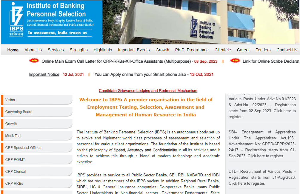 IBPS RRB Clerk Mains Admit Card 2023