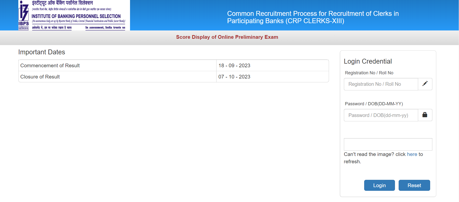 IBPS Clerk Score Card 2023 OUT, Clerk Prelims Scores and Marks_6.1