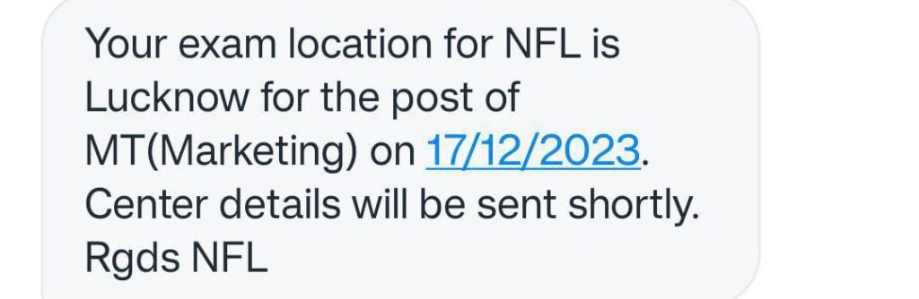 NFL Exam Date 2023