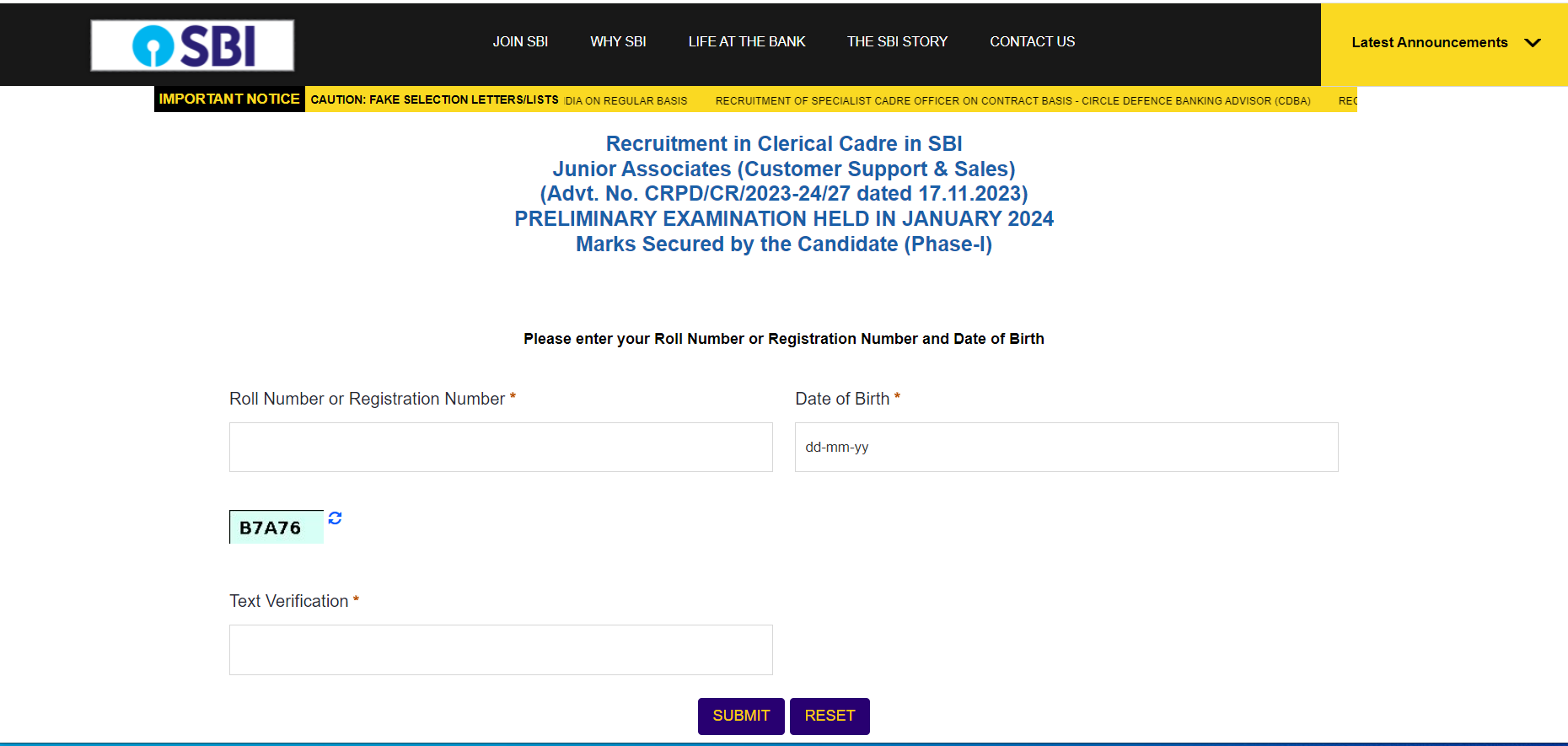 SBI Clerk Prelims Result 2024 Out, Download Link Active_3.1