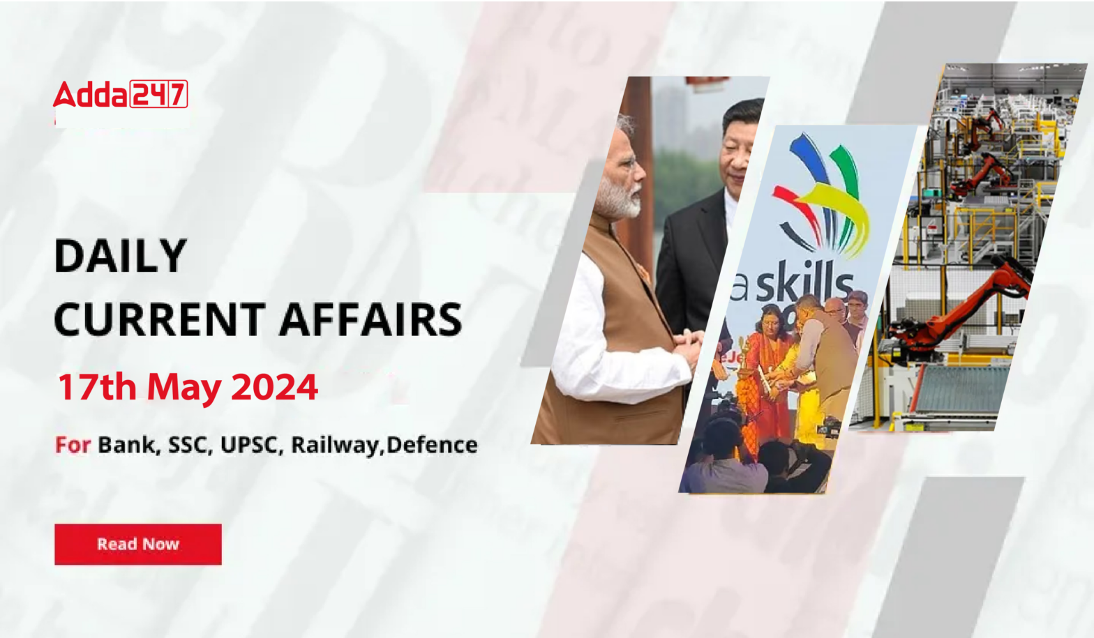Daily Current Affairs 17th May 2024, Important News Headlines (Daily GK Update)