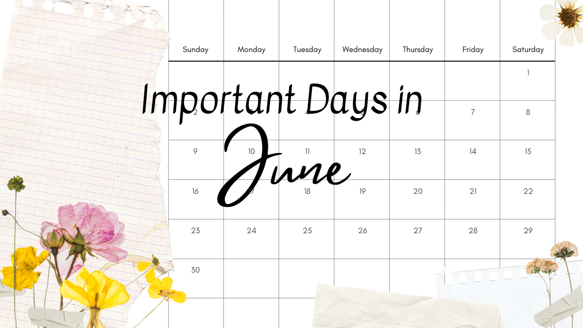 Important Days in June 2024