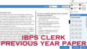 IBPS Clerk Previous Year Paper