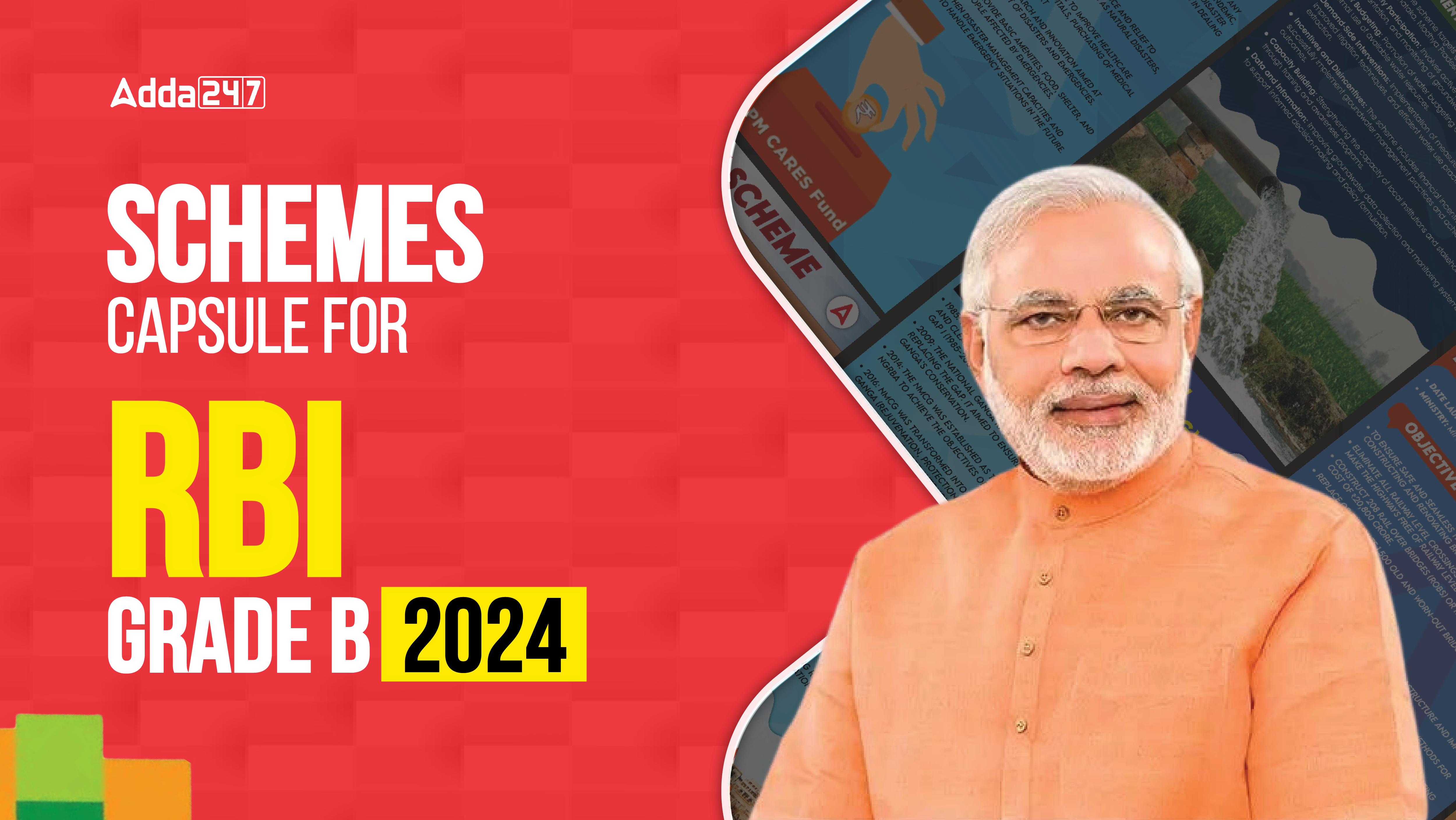 Schemes Capsule for RBI Grade B 2024