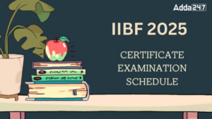 IIBF Certificate Exam Schedule 2025