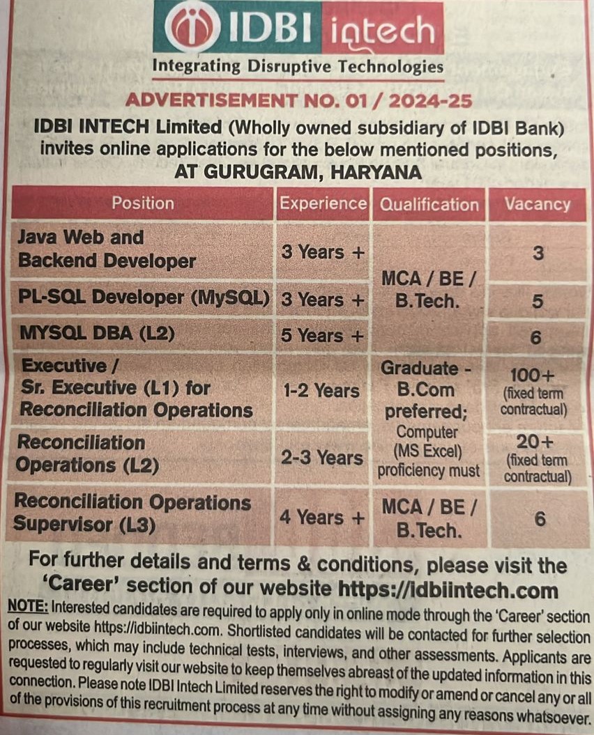 IDBI SO Recruitment 2024 Out – IDBI में 140 रिक्तियों पर निकली भर्ती, यहाँ से करें अप्लाई | Latest Hindi Banking jobs_3.1