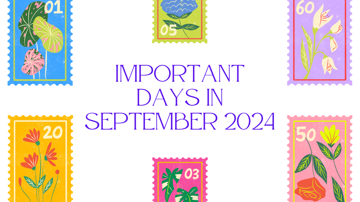 Important Days in September 2024