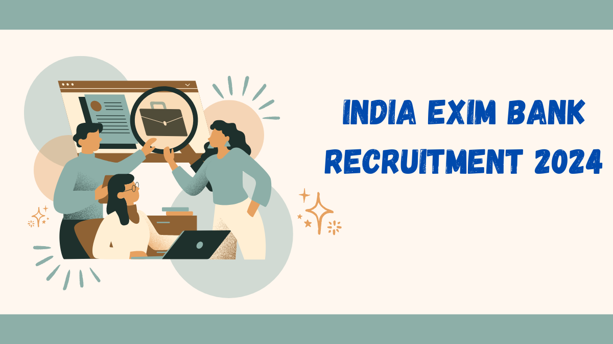 India Exim Bank Recruitment 2024