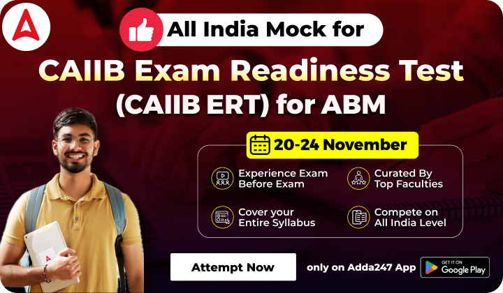 CAIIB ABM 2024 Exam Readiness Test