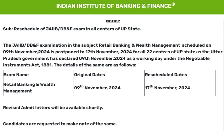 JAIIB Exam Date 2024 Out for October Cycle, Check IIBF JAIIB Exam Schedule_3.1