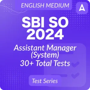 SBI SO Test Series