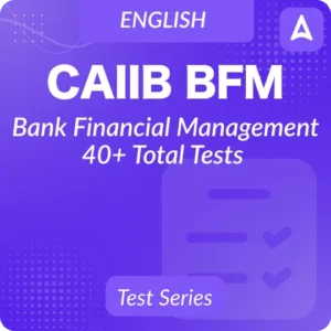 CAIIB BFM Test Series