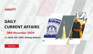 29th November 2024 Current Affairs (Daily GK Update)