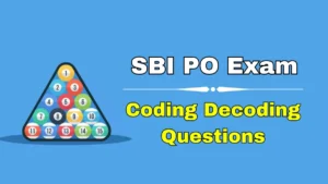 Coding Decoding Questions for SBI PO Exam