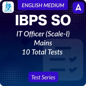 IBPS SO IT Test Series