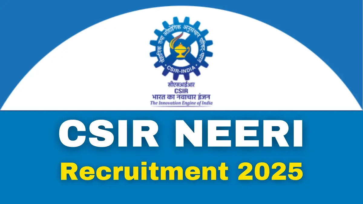 CSIR NEERI Recruitment 2024