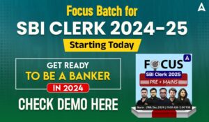 SBI Clerk Online Batch 2024-25