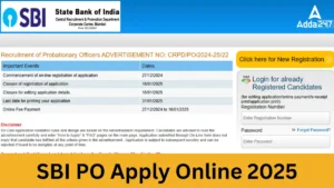 SBI PO Apply Online 2025